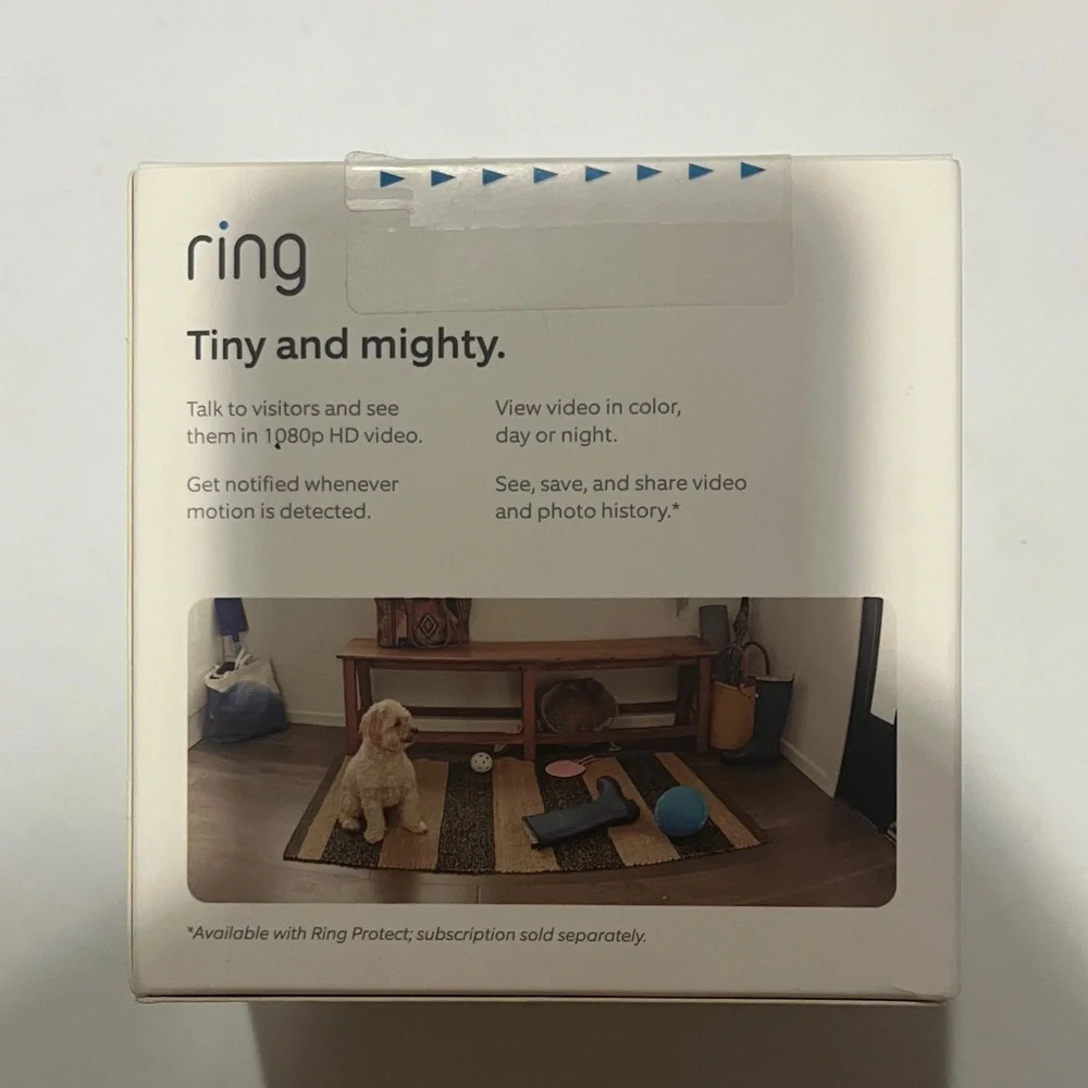 Ring Indoor Cam - Black and White